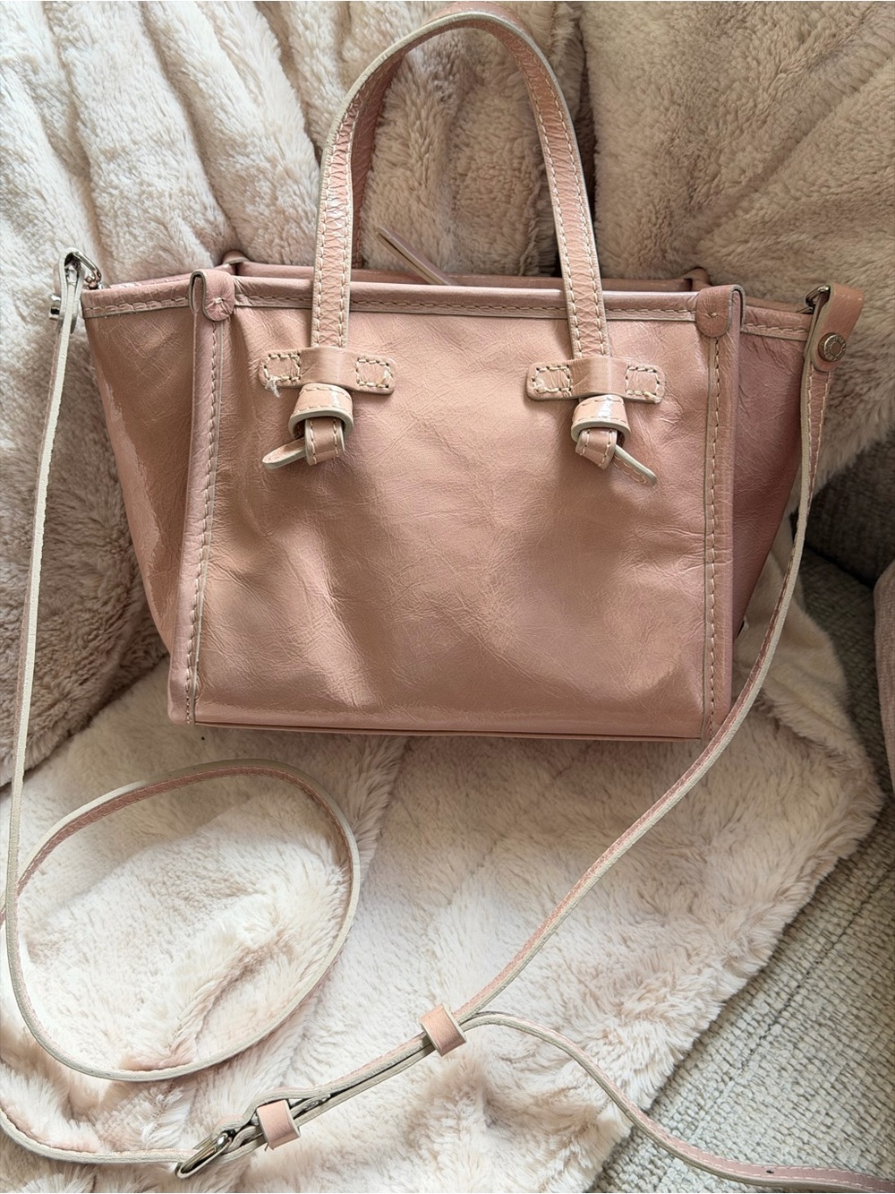 Gianni Chiarini Miss Marcella Mini Leather Shoulder Bag